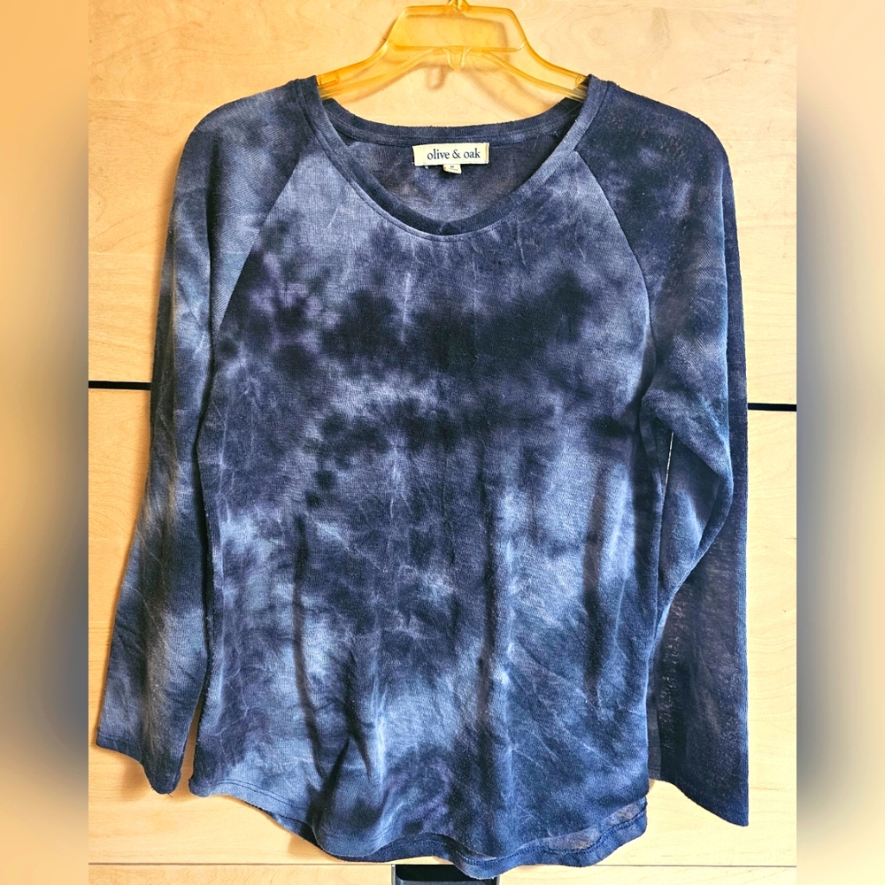 Olive & Oak Blue Tie Dye Tee